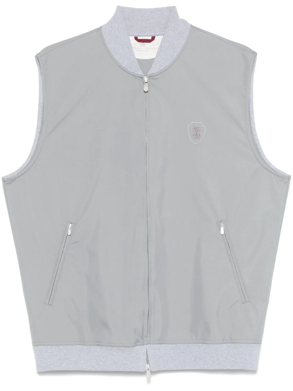 logo-print gilet - 1