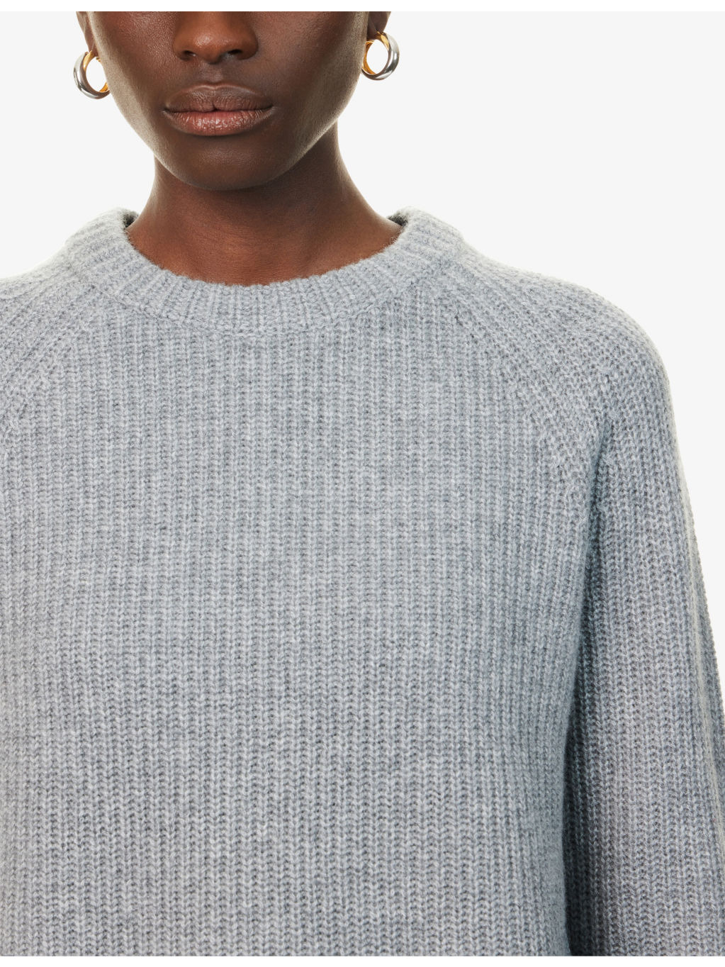 Fisherman Raglan-Sleeves Cashmere Jumper - 5
