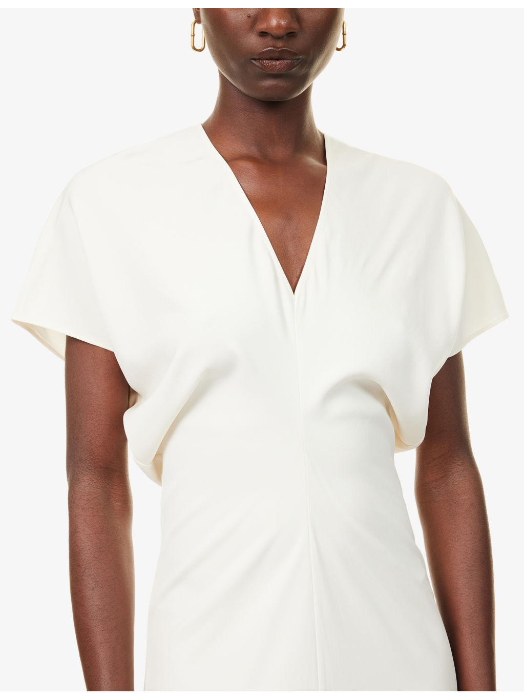 Zadig V-Neck Stretch-Wove Midi Dress - 5