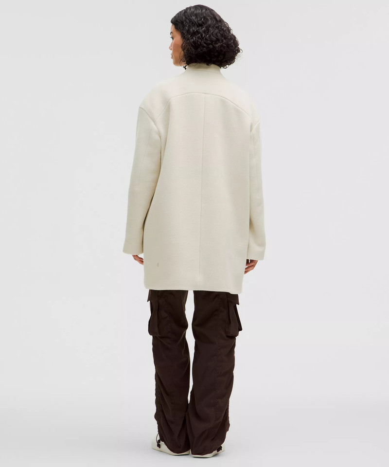 lululemon Relaxed-Fit Zip-Front Wool Coat outlook
