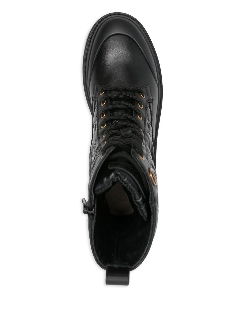 50mm quilted lace-up boots - 4