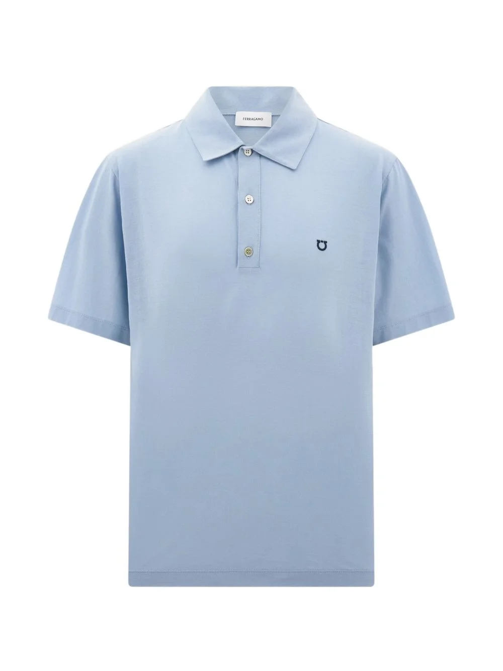 short sleeve jersey polo - 1