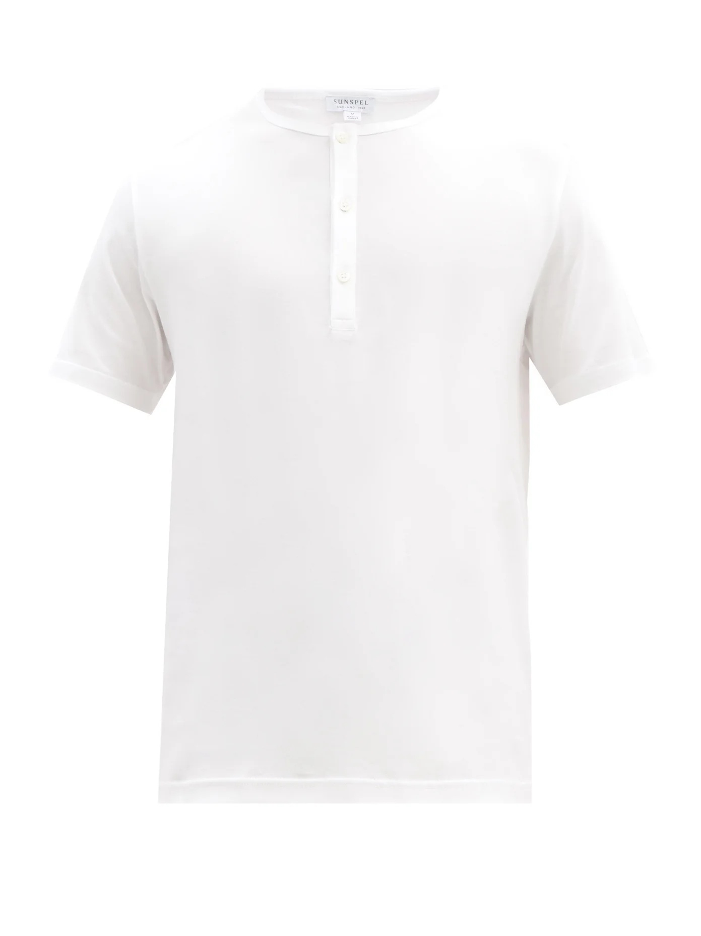 Cotton-jersey henley top - 1