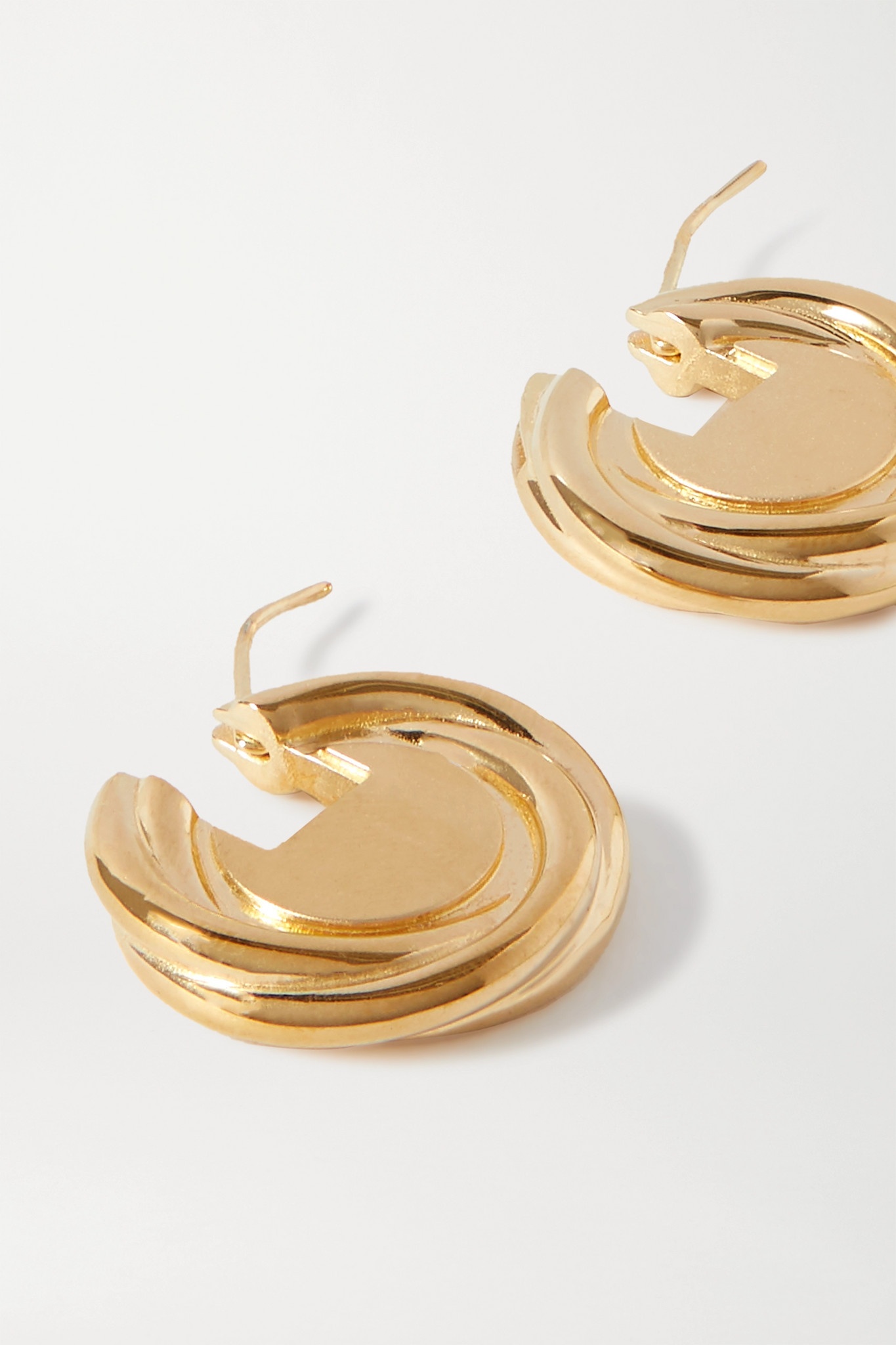 Gold-tone earrings - 3