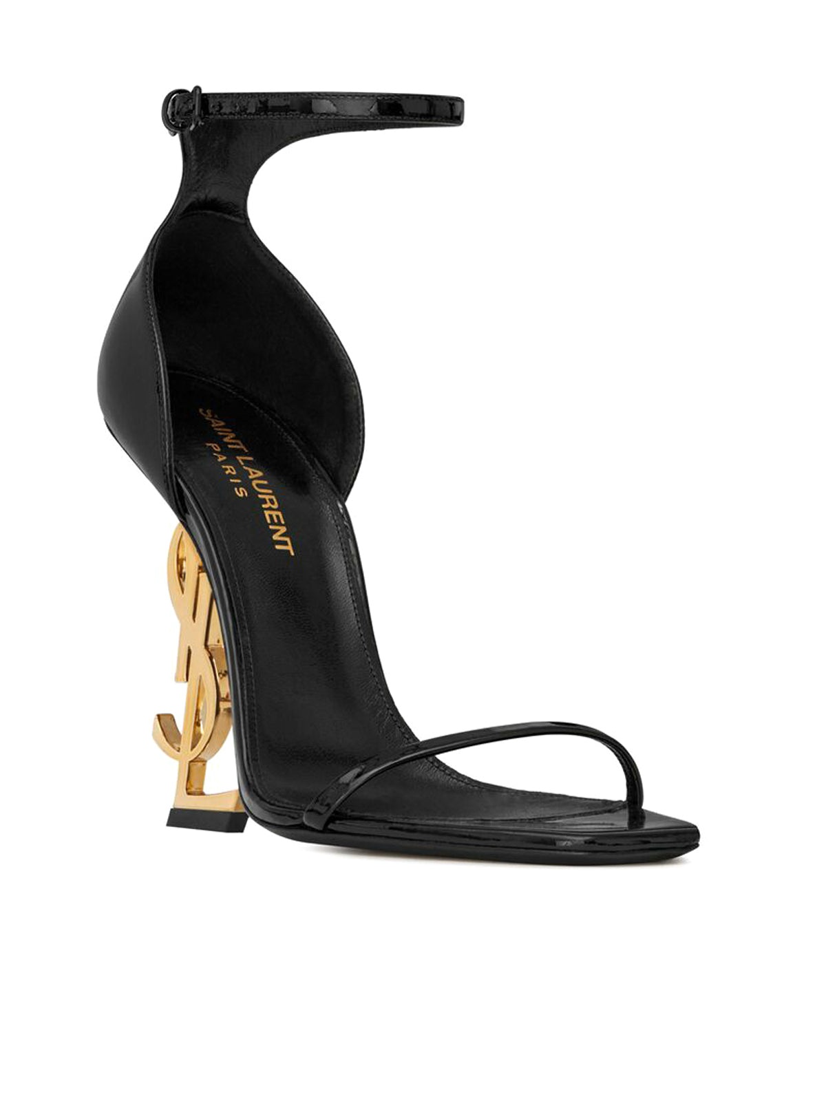 OPYUM SANDALS IN PATENT LEATHER WITH GOLDEN HEEL - 2