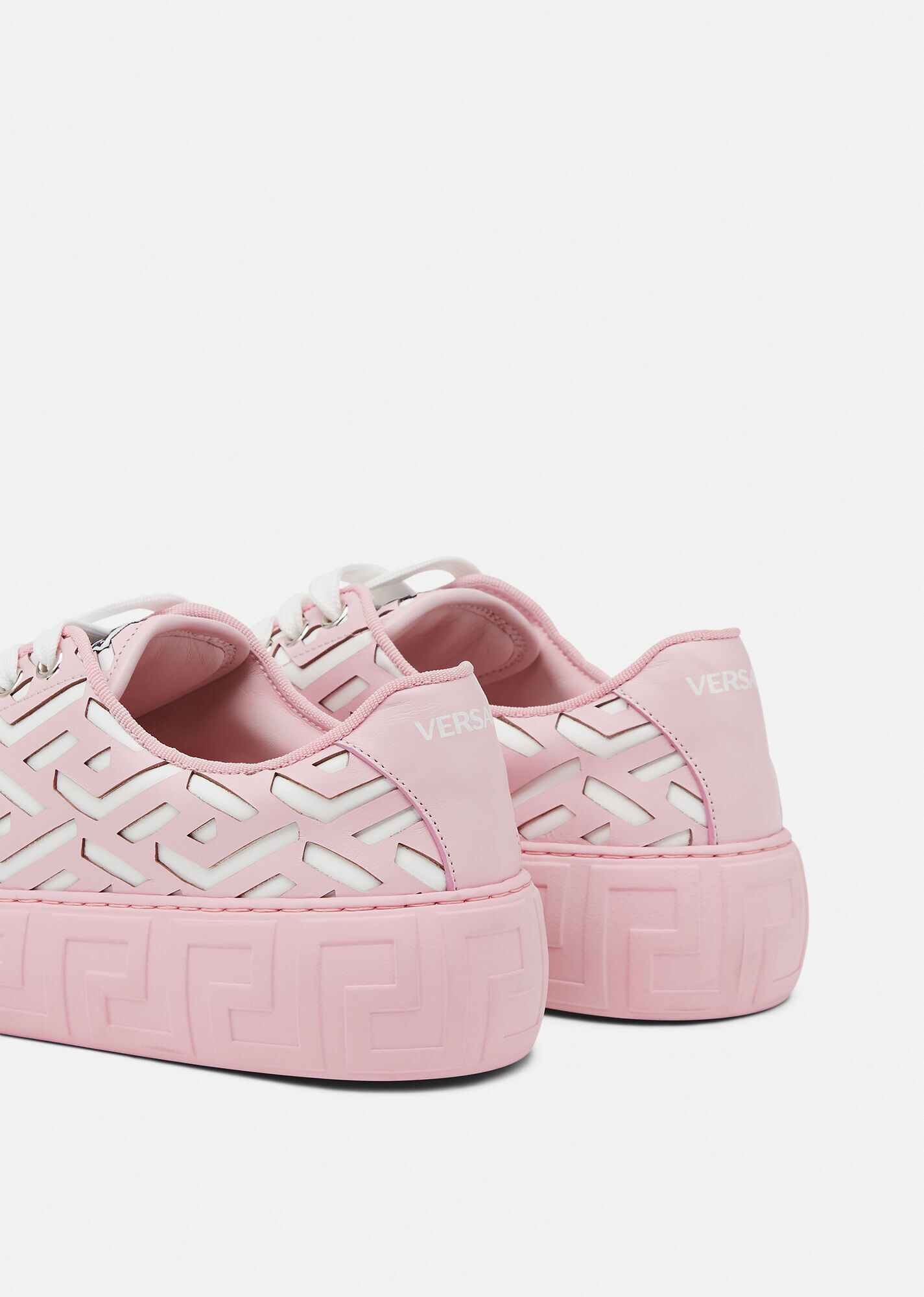 Greca Laser Cut Sneakers - 4