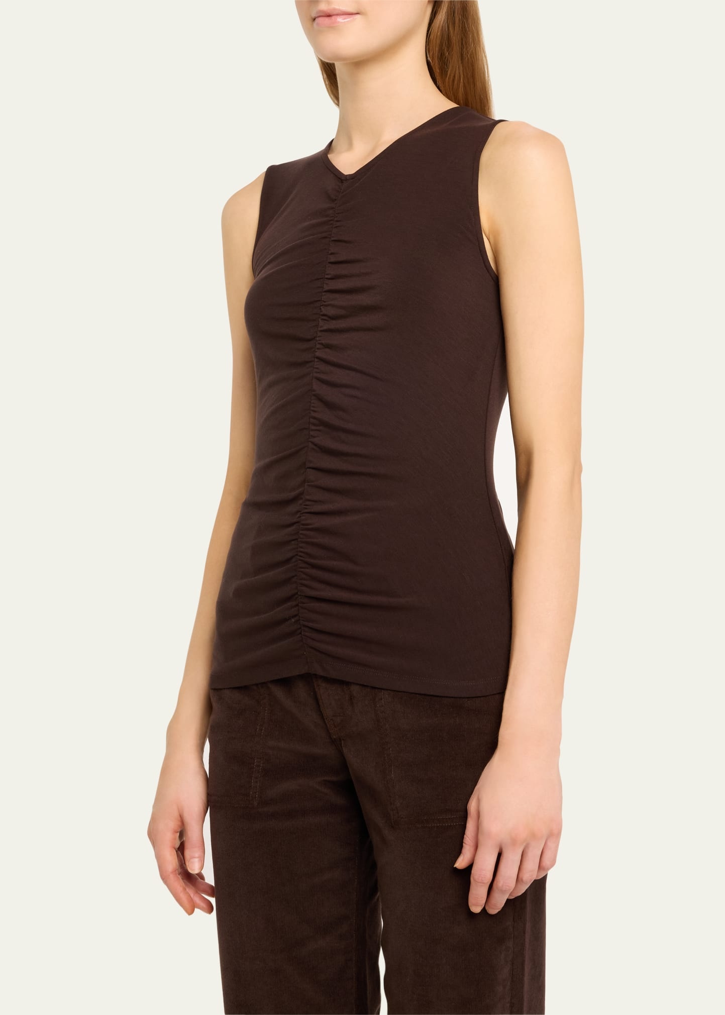 Neeta Sleeveless Ruched Top - 4