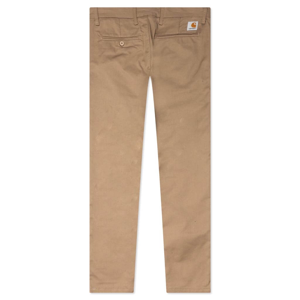 CARHARTT WIP SID PANT - LEATHER RINSED - 2