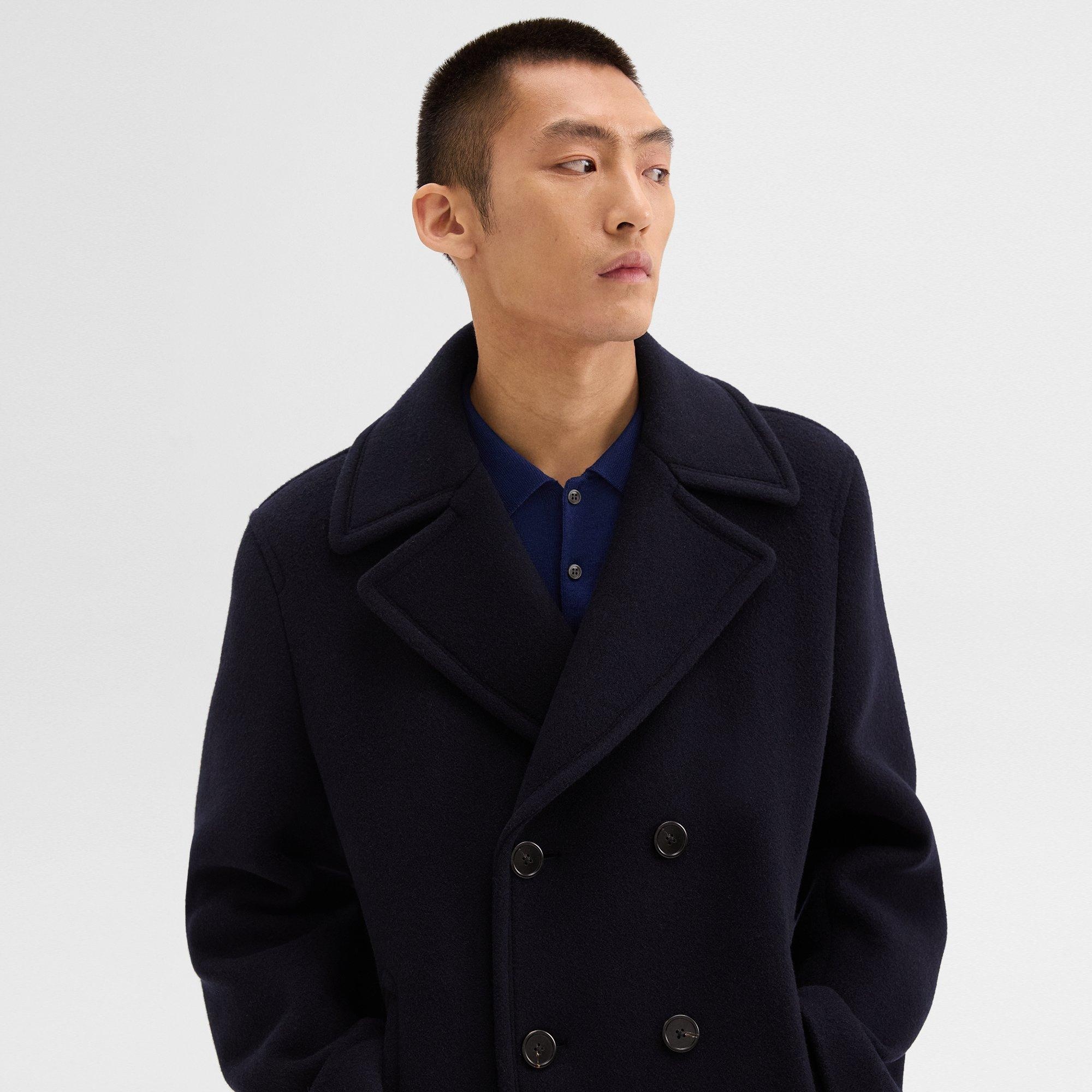 Peacoat in Recycled Wool - 5