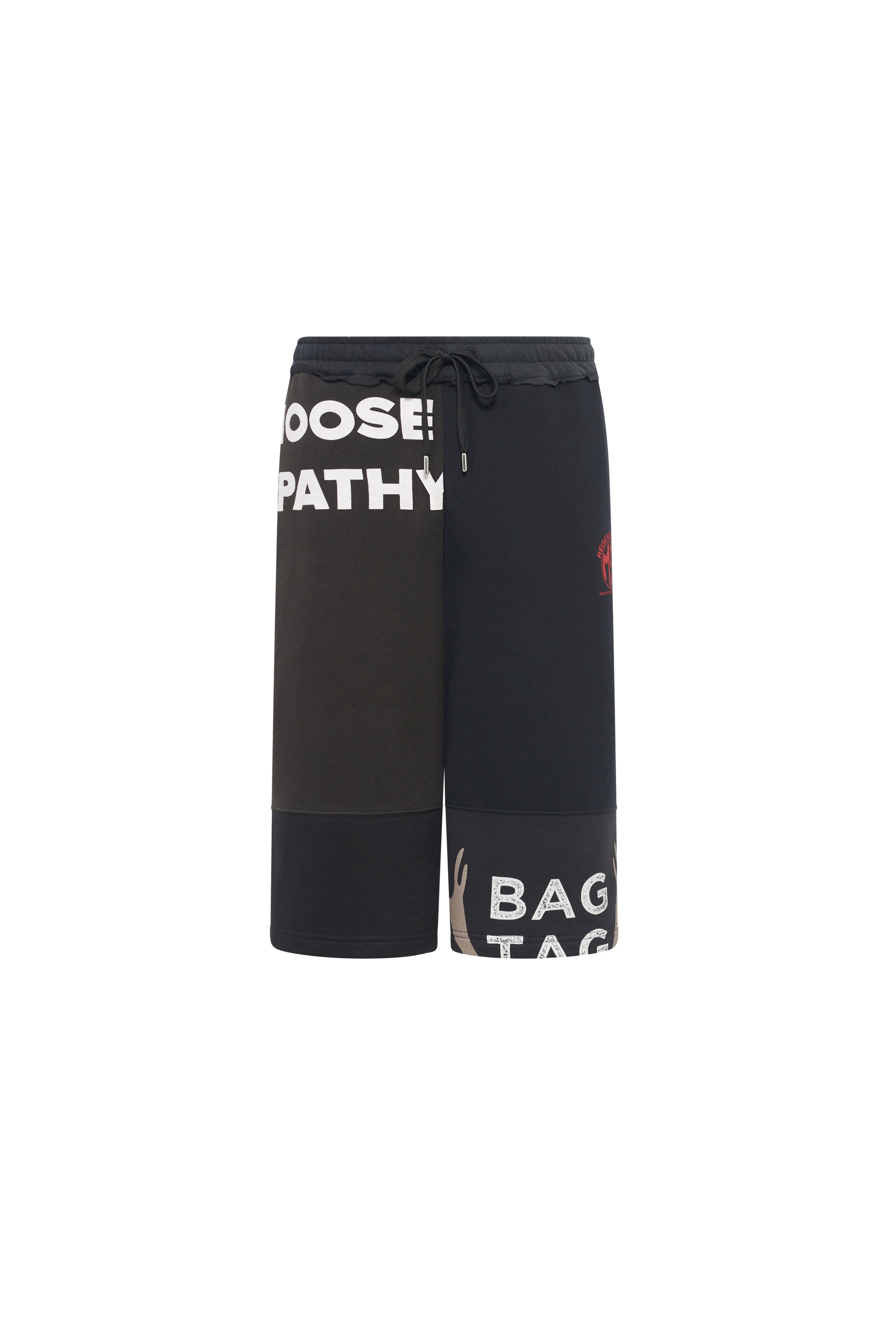 Regenerated Graphic Sweatshirts Drawstring Shorts - 10