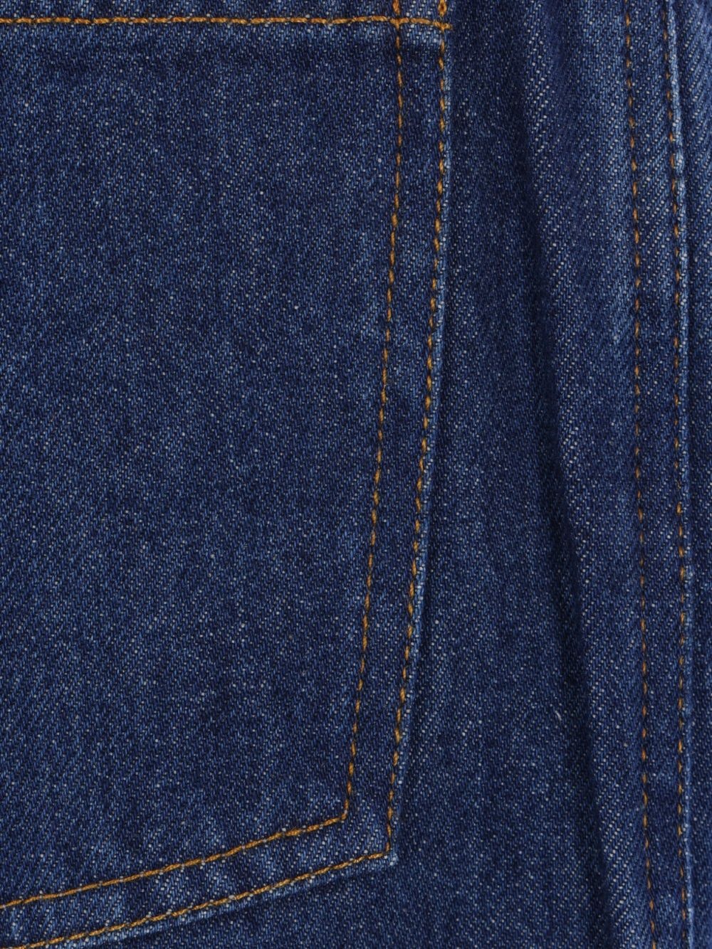wide-leg cotton jeans - 3