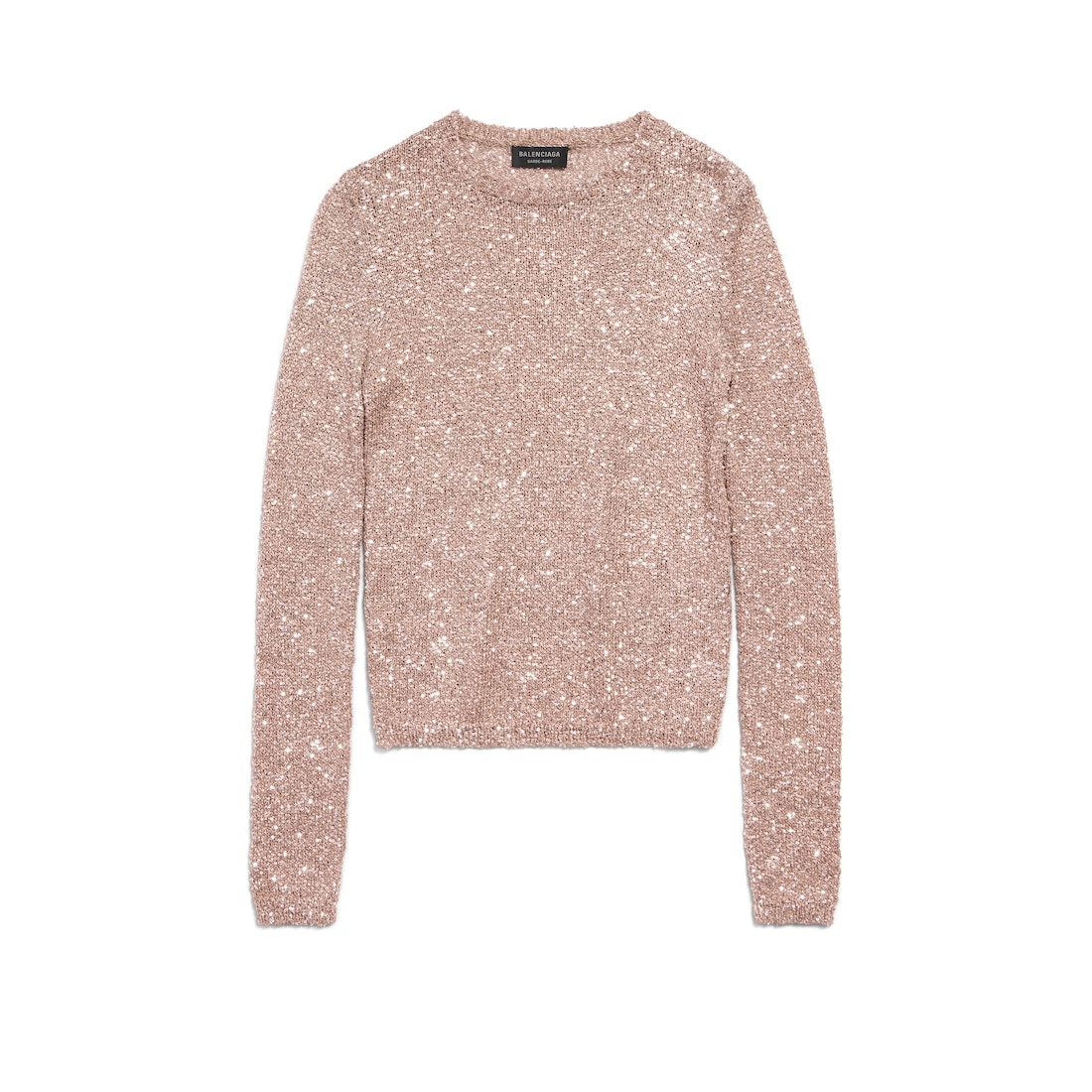 Women's Fitted Crewneck in Brown - 1