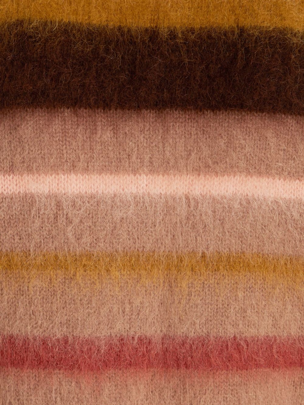 logo-embroidered mohair-blend sleeveless jumper - 5