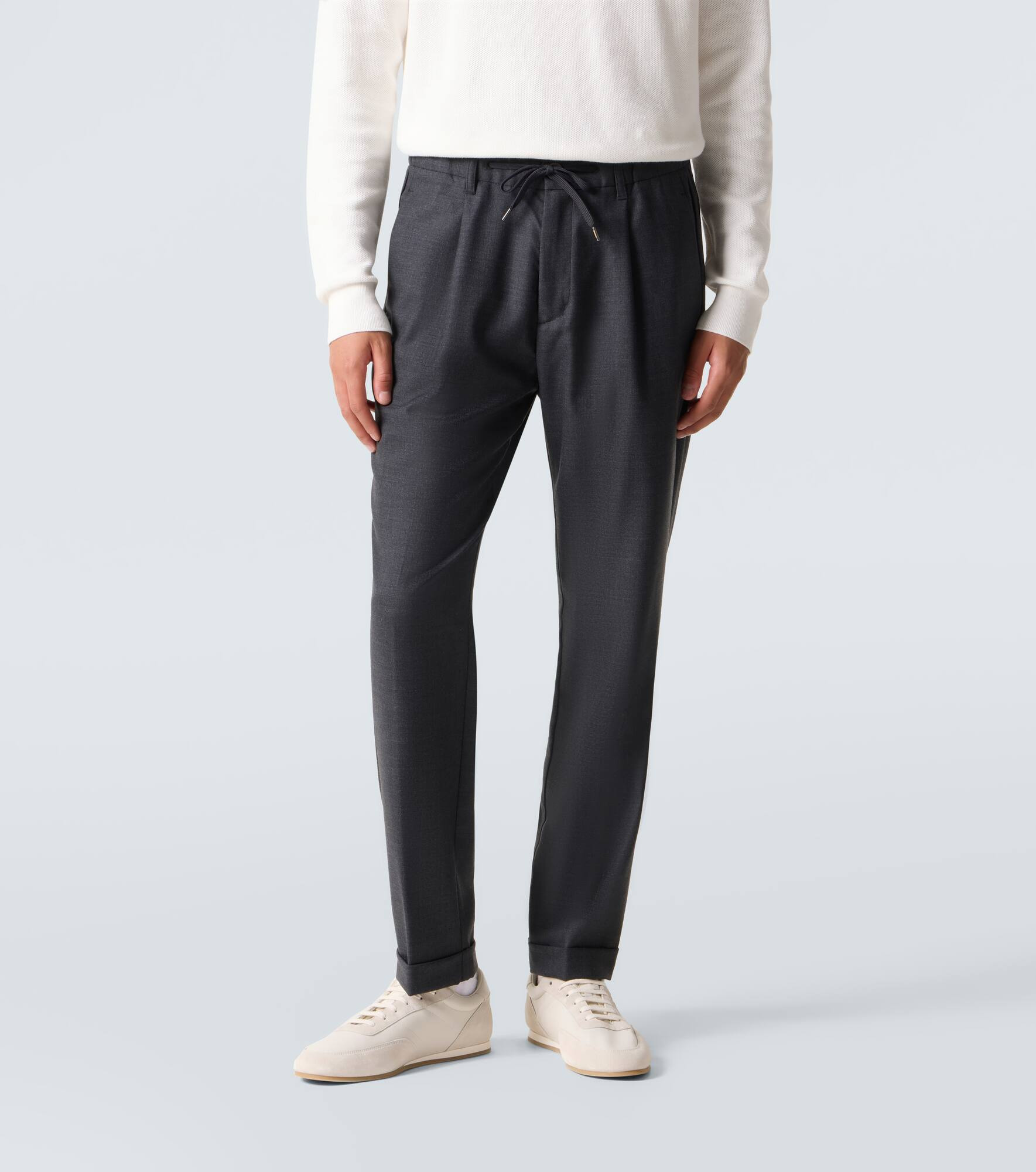 Gabardine straight pants - 3