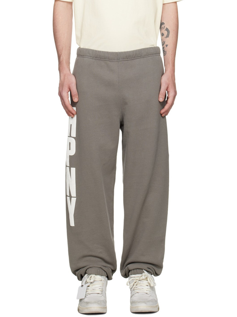 Gray 'HPNY' Lounge Pants - 1