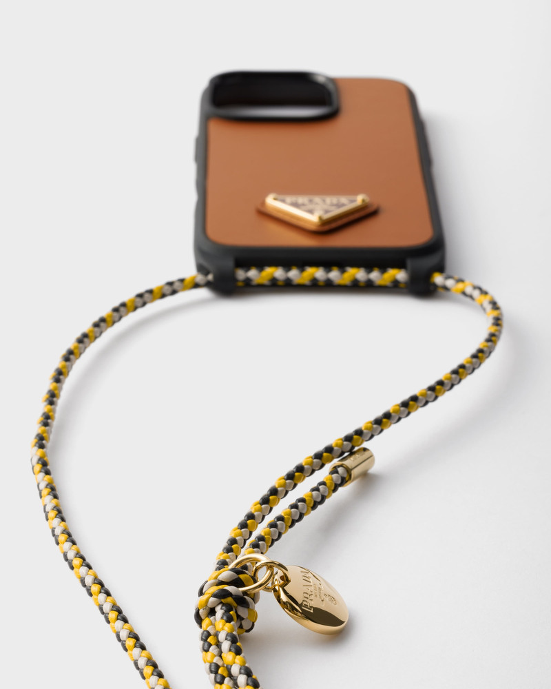 Prada Leather case for iPhone 16 Pro outlook