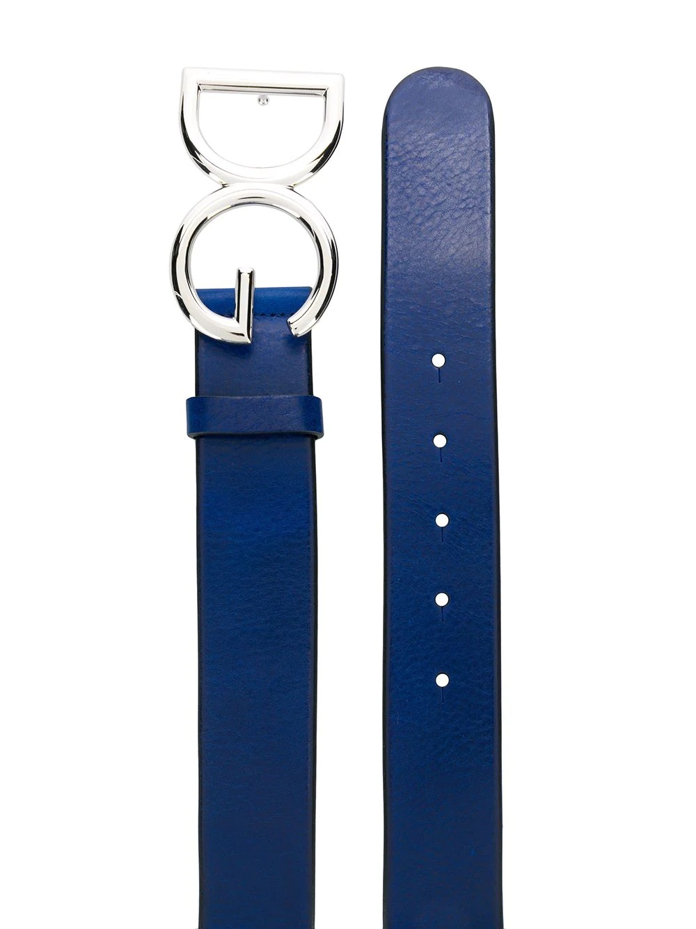 logo buckle belt - 2