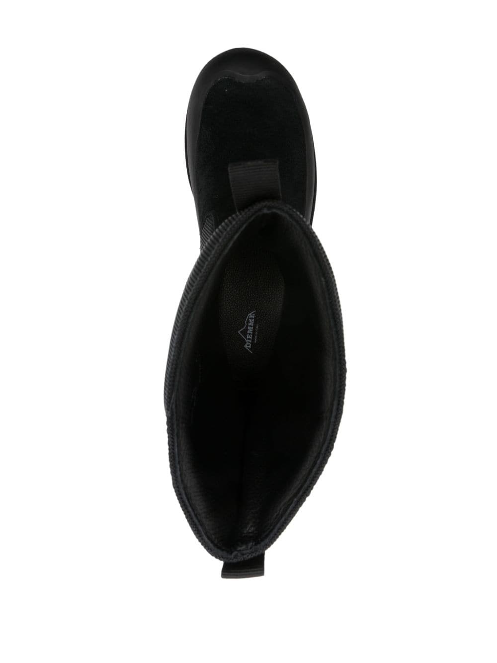 panelled chunky suede boots - 4