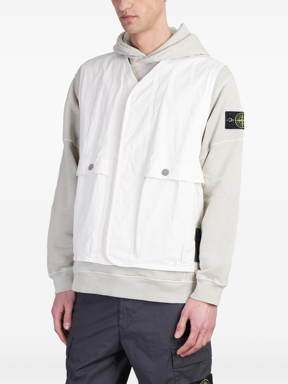Compass-badge hooded jacket - 3
