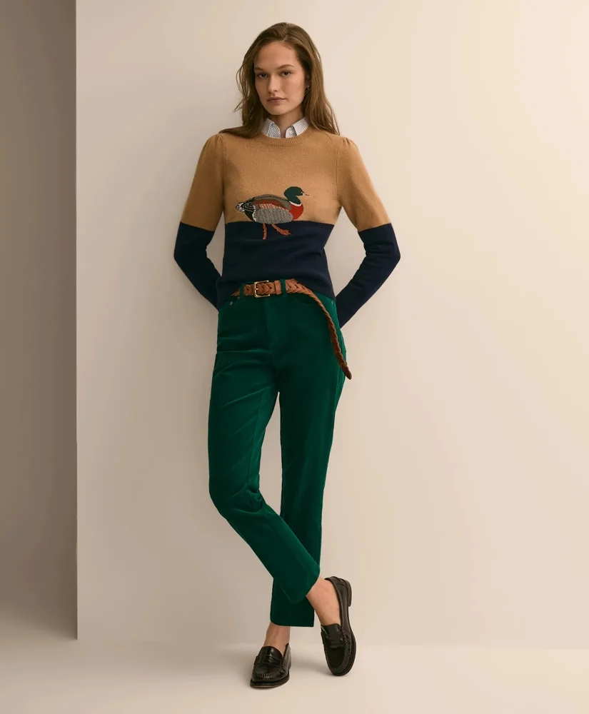 Five-Pocket Corduroy Pants - 1