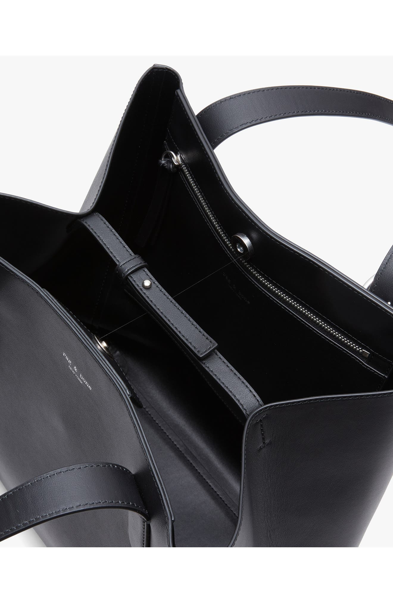 rag & bone Parker Leather Tote in Black at Nordstrom - 3