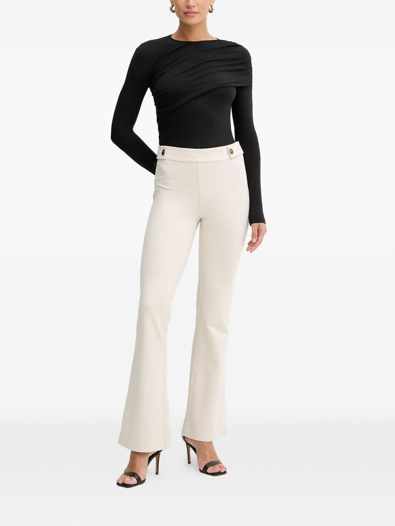 GUESS USA button flared trousers outlook