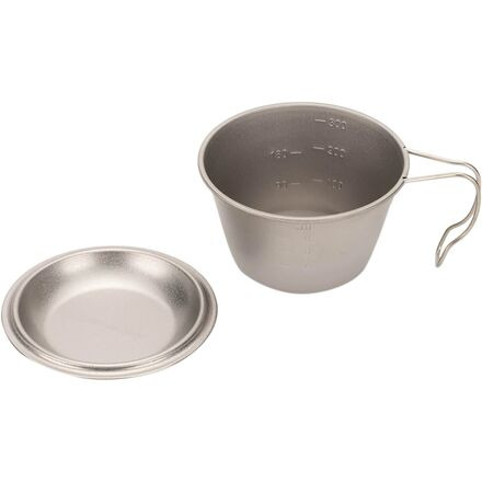 Deep Titanium Backpacker Cup + Lid - 3