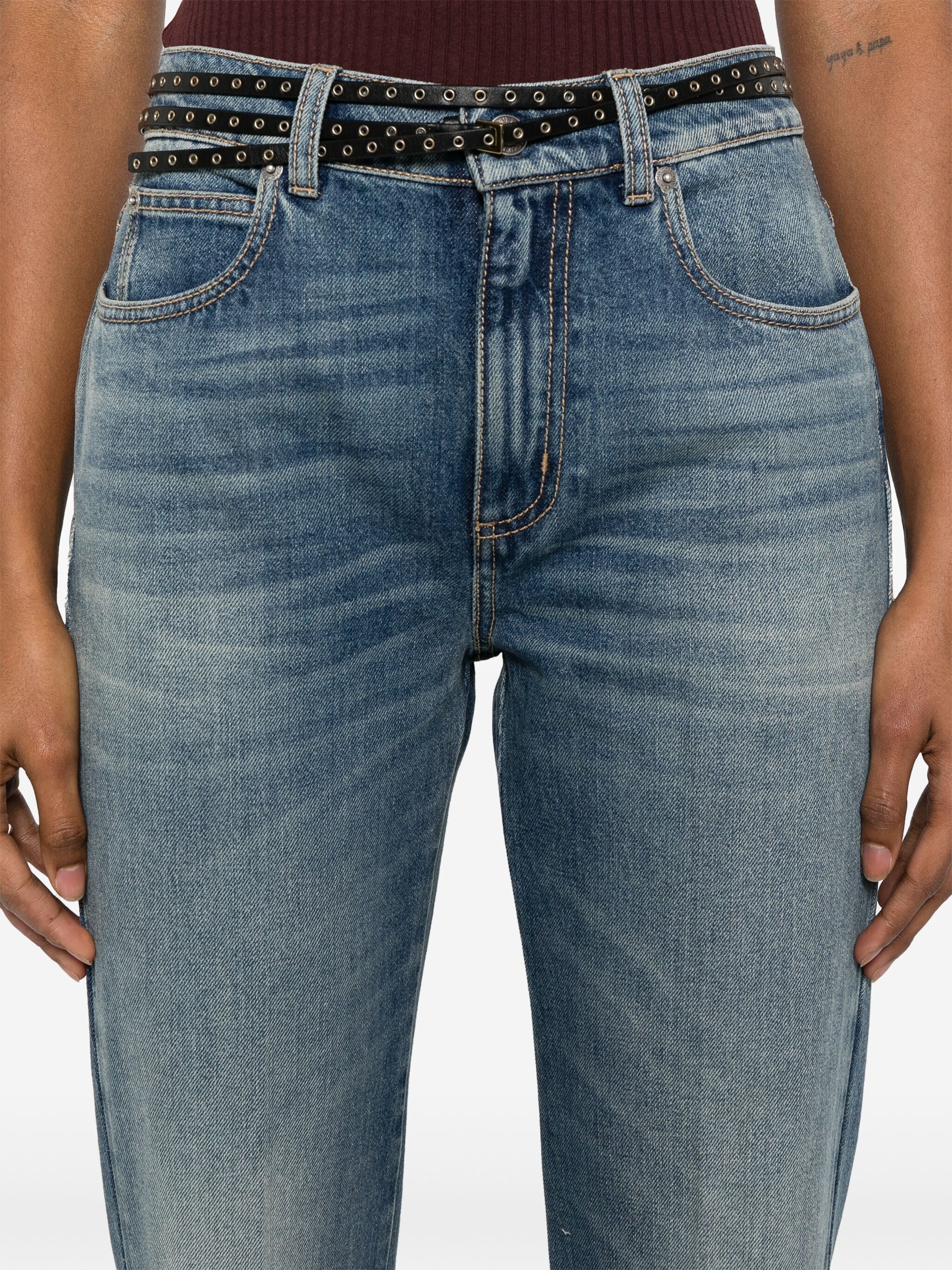 Mid-rise Flared Jeans - 5