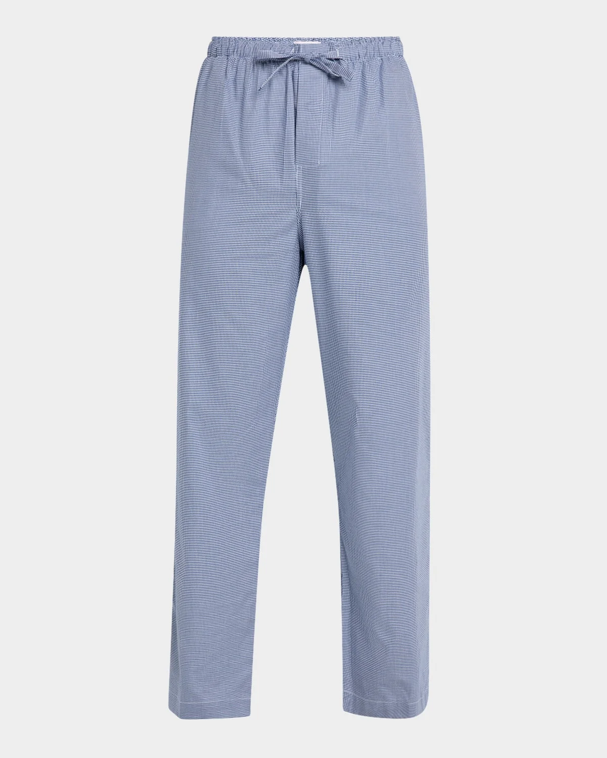 Men's Barker Micro Houndstooth Cotton Lounge Pants - 1