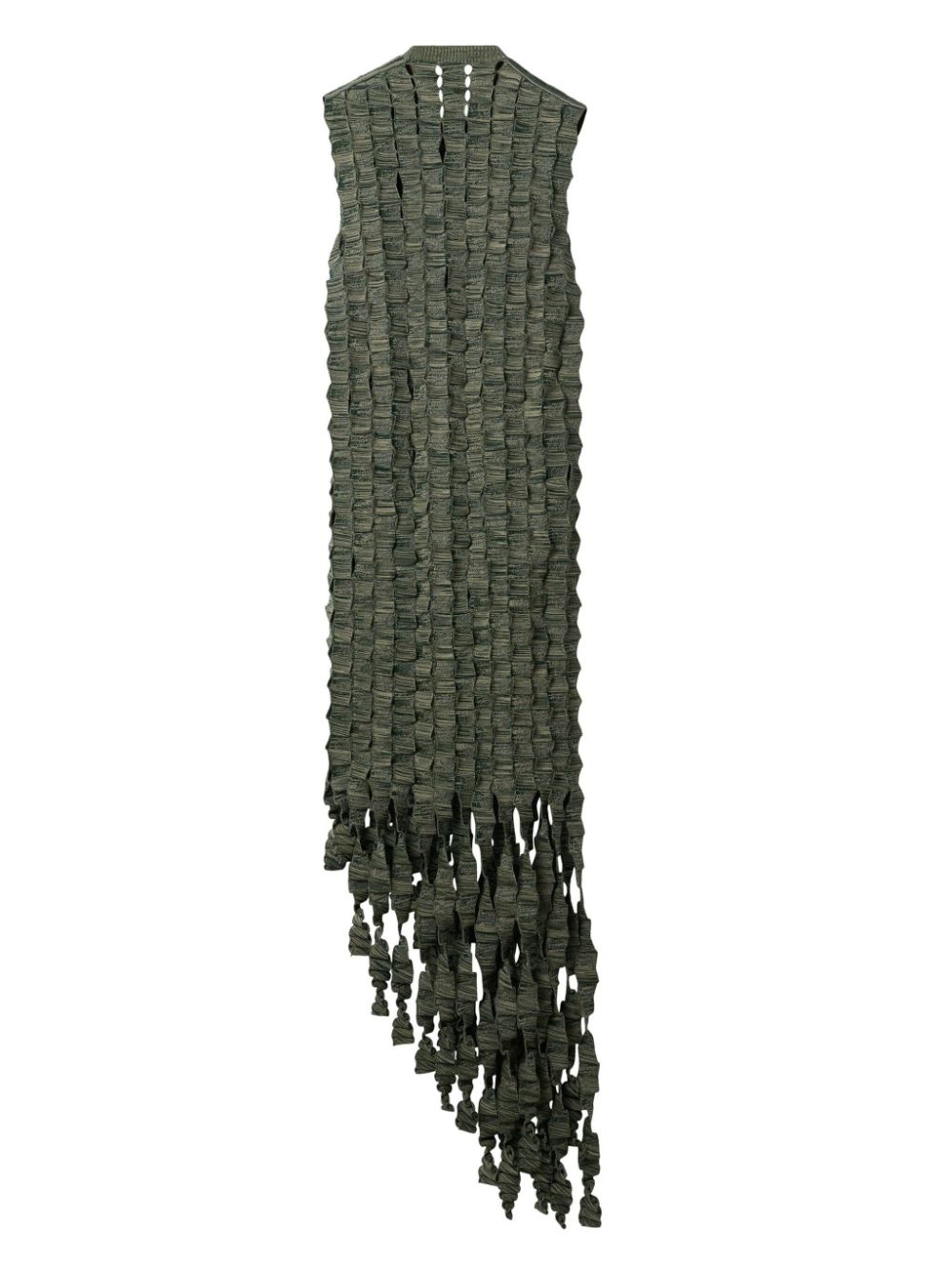 crocheted silk-blend midi dress - 6