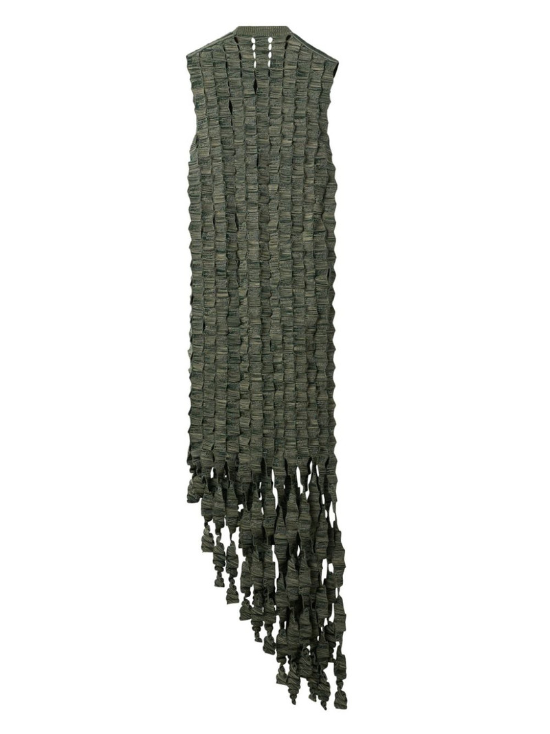 crocheted silk-blend midi dress 6