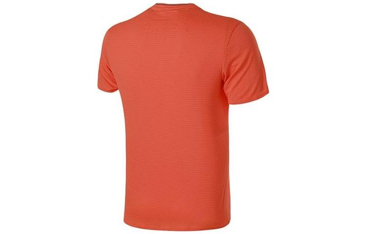 Men's adidas Solid Color Quick Dry Athleisure Casual Sports Short Sleeve Orange T-Shirt CW4057 - 2