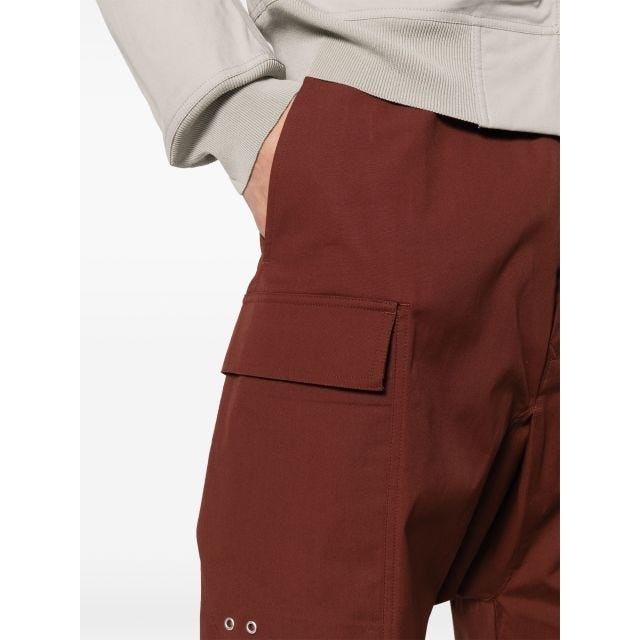 Cropped cargo trousers - 4