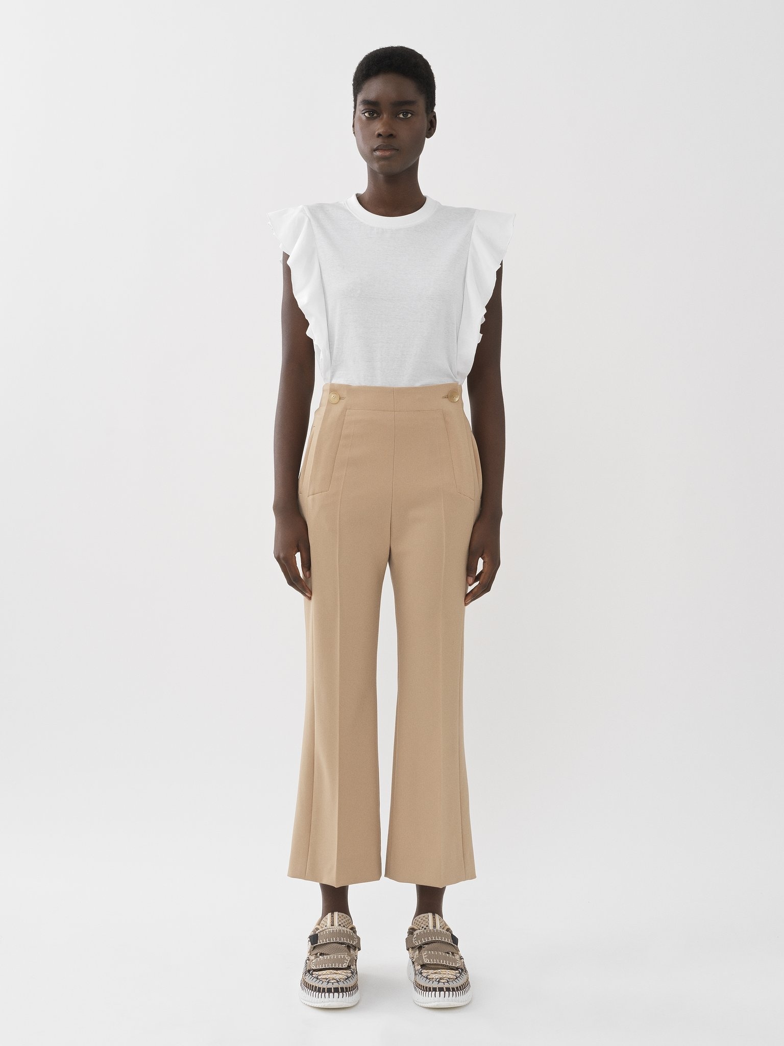 CROPPED SAILOR PANTS - 2