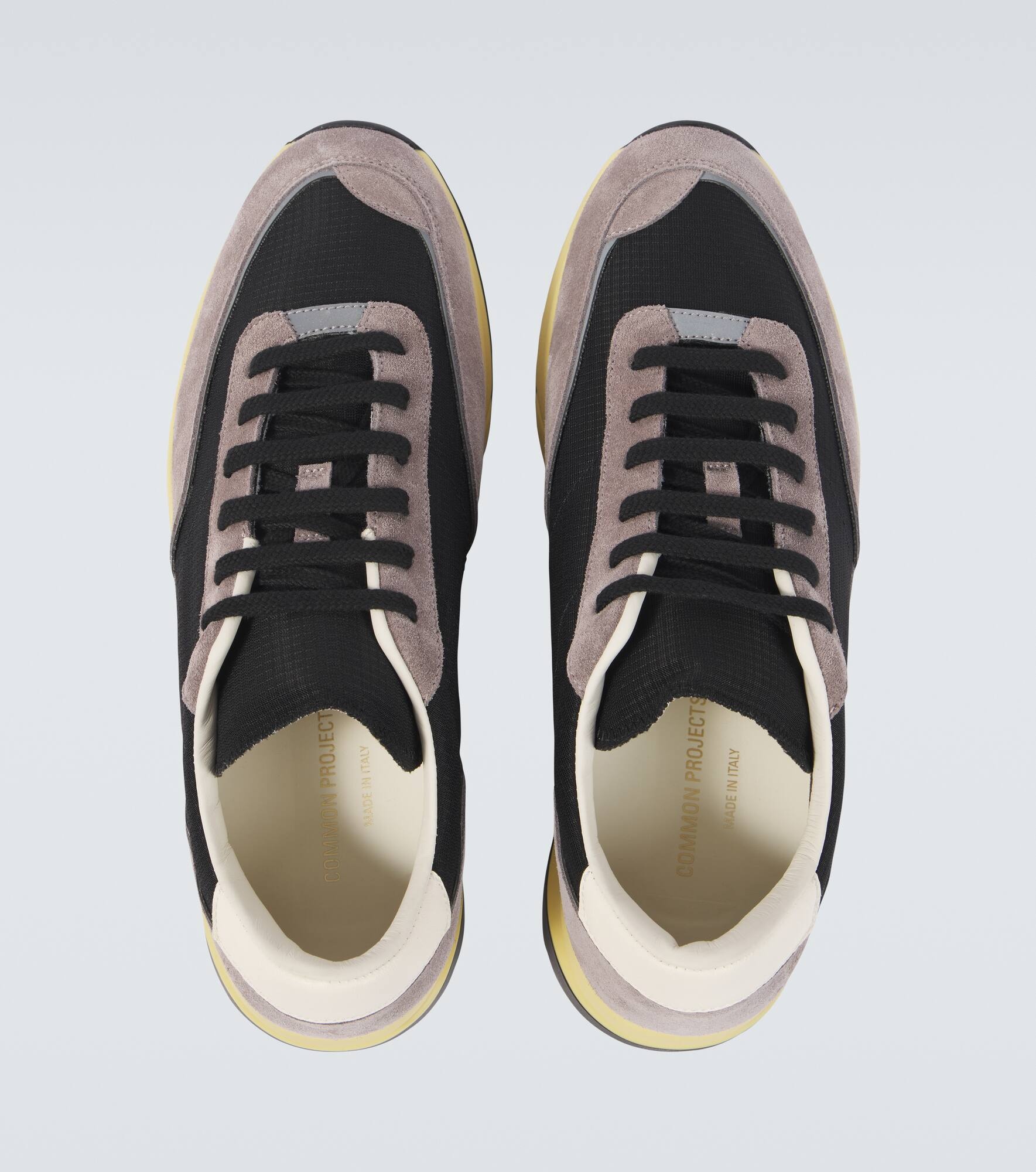 Track Classic suede-trimmed sneakers - 4