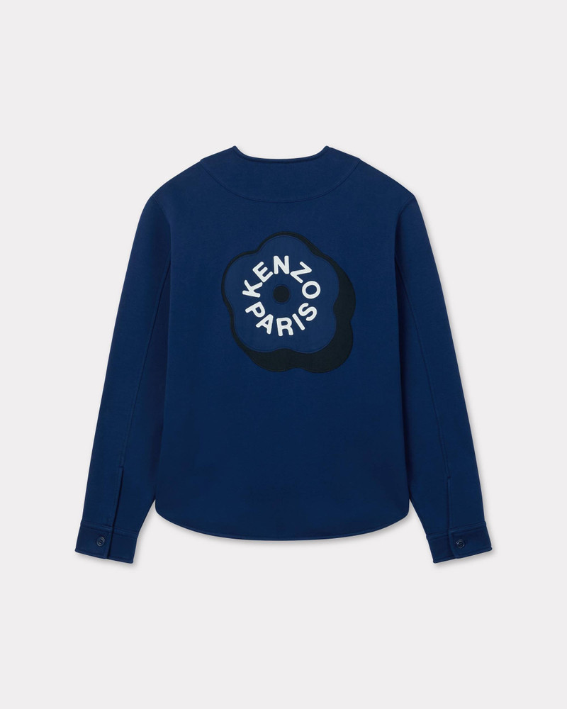 'Boke Flower 2.0' embroidered zip up cardigan in cotton 7
