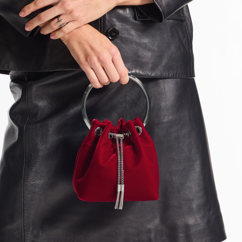 JIMMY CHOO Bon Bon
Ruby Red Velvet Bag outlook