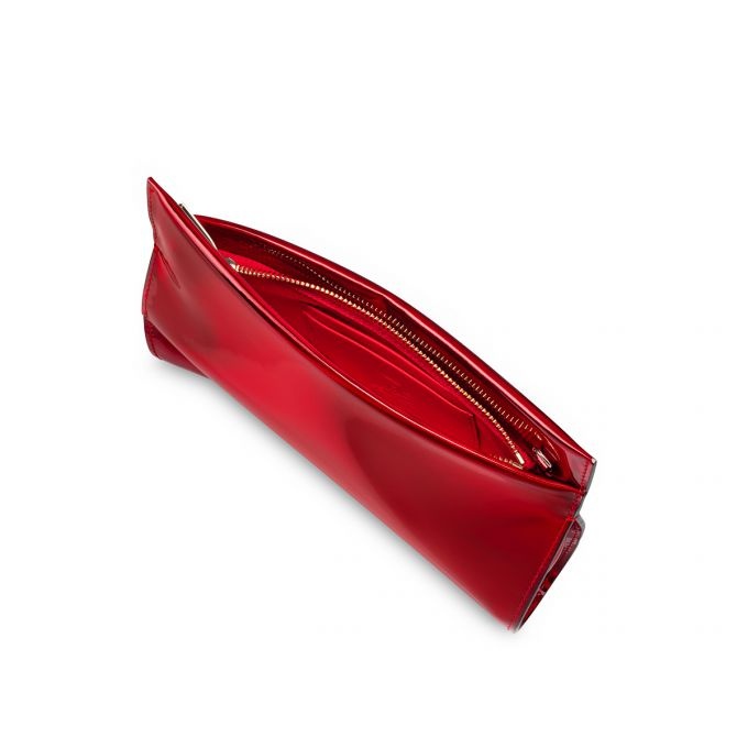 Christian Louboutin Loubitwist Patent Leather Clutch