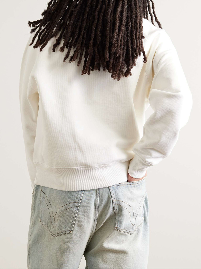 Logo-Embroidered Cotton-Jersey Sweatshirt 3