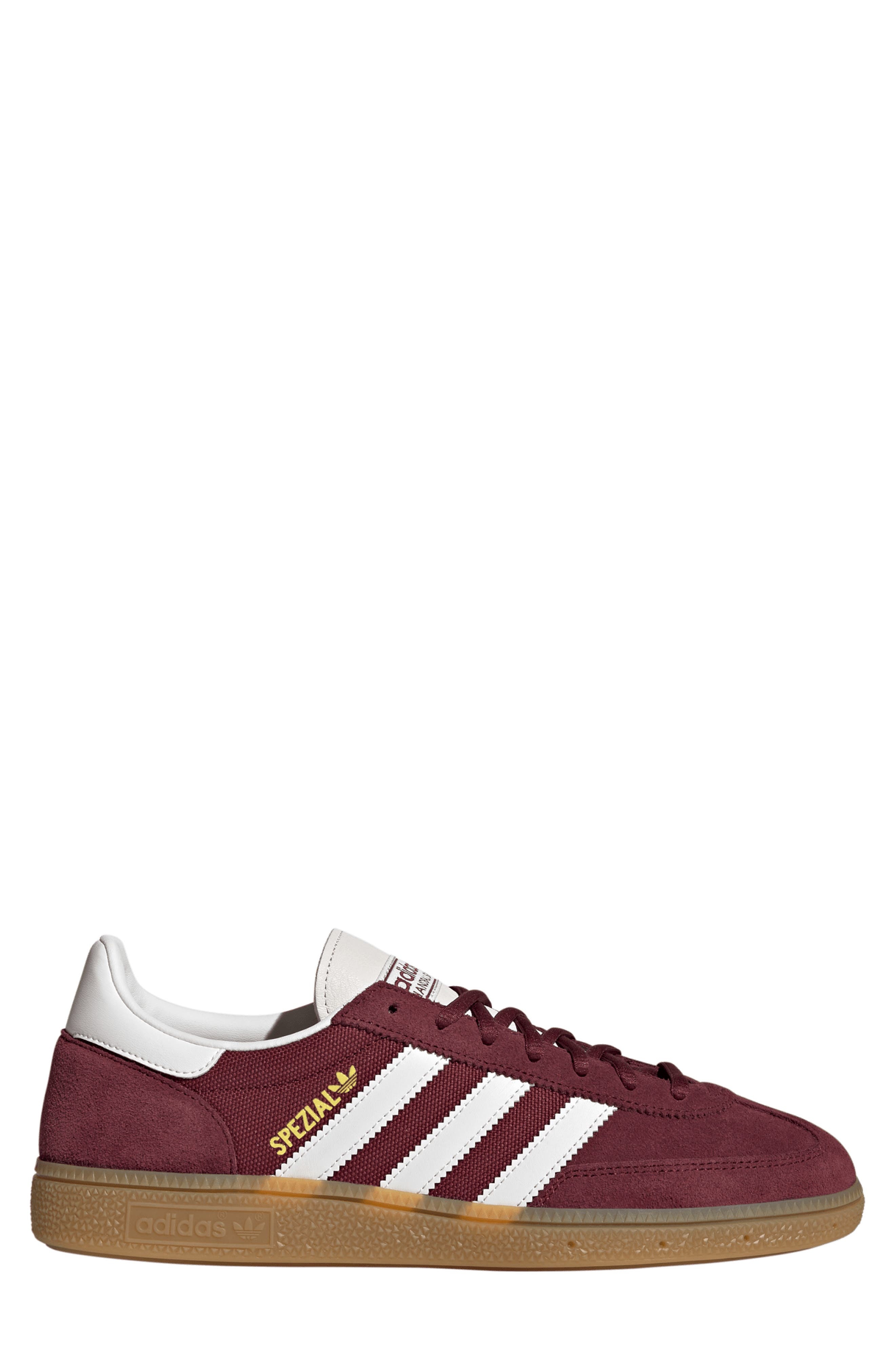 adidas Gender Inclusive Handball Spezial Sneaker in Shadow Red/White/chalk White at Nordstrom - 3