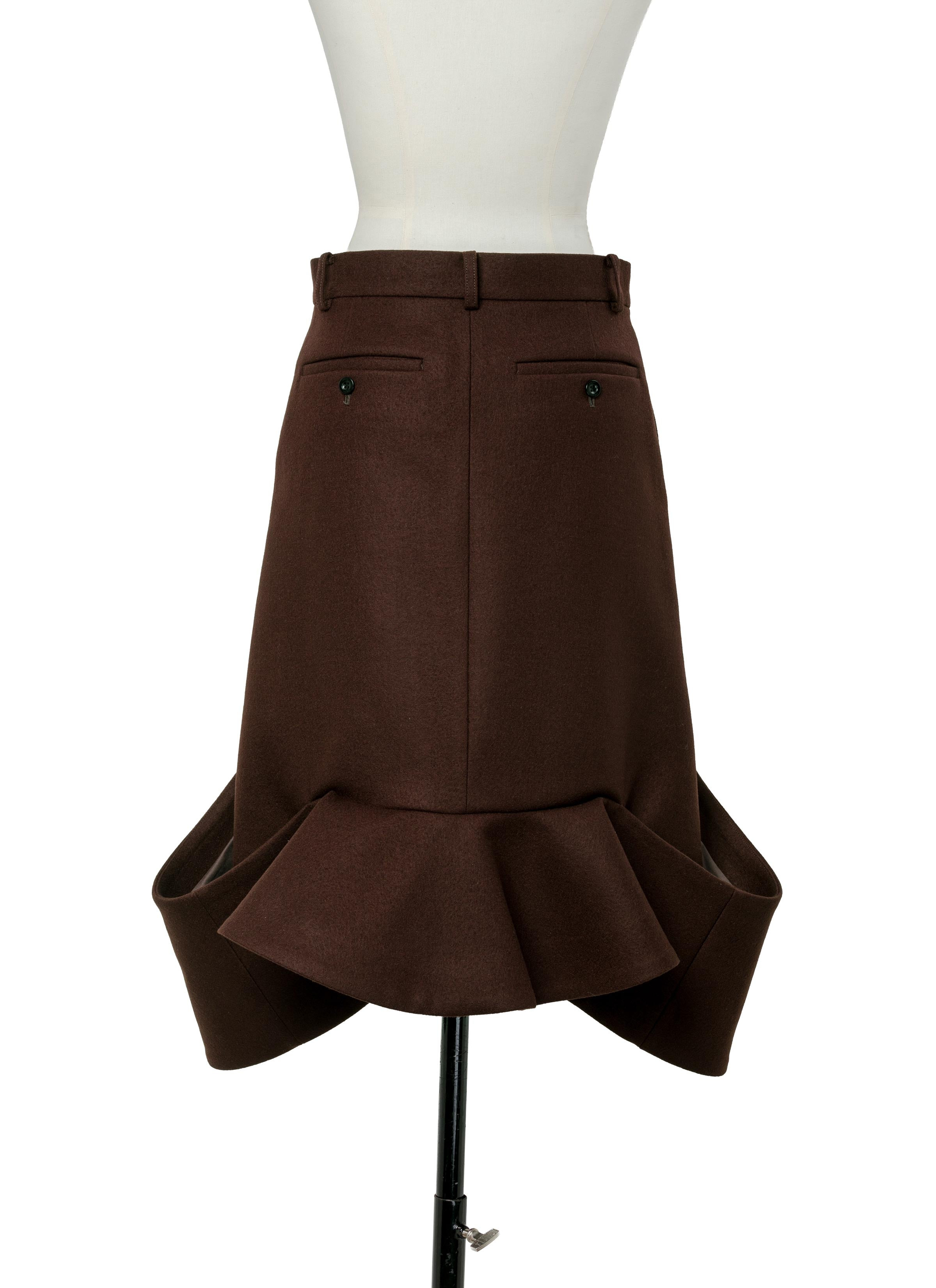Wool Melton Skirt - 3
