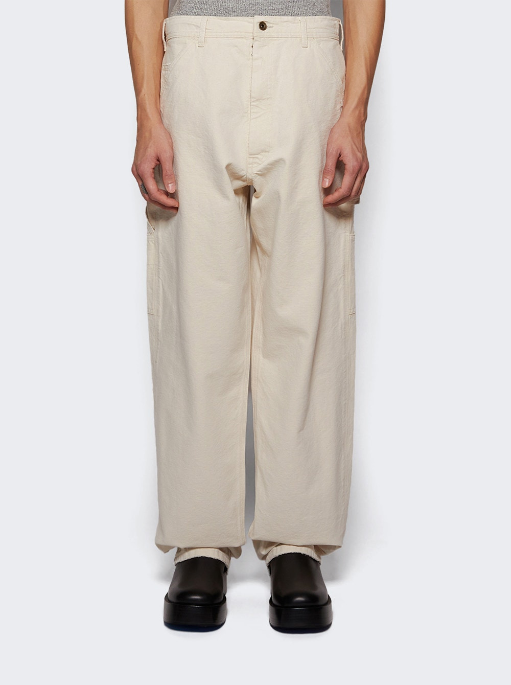 5 Pocket Pants Ecru - 3