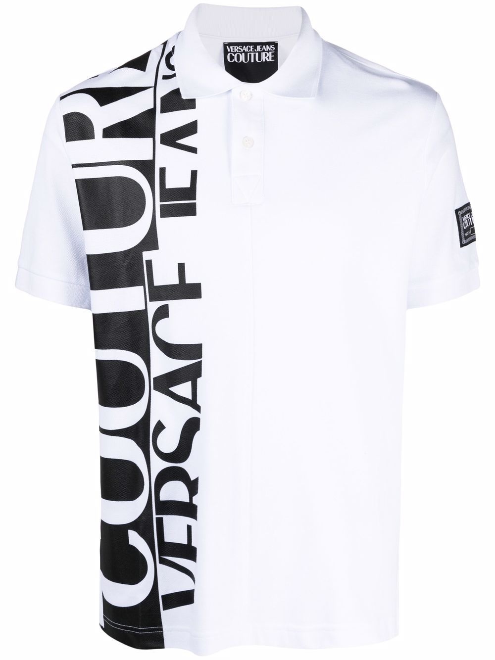 logo-print polo shirt - 1