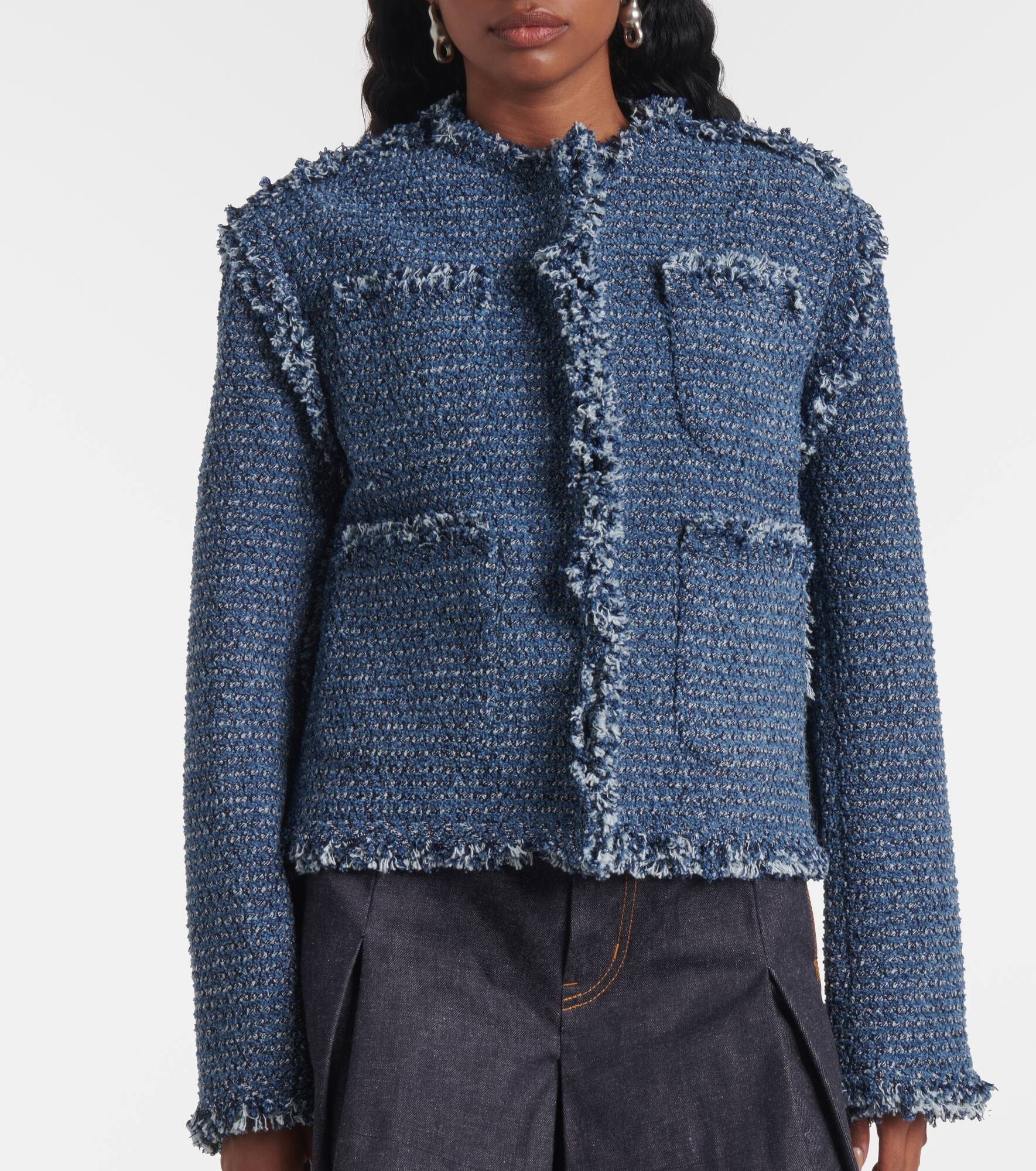 Denim tweed jacket - 6