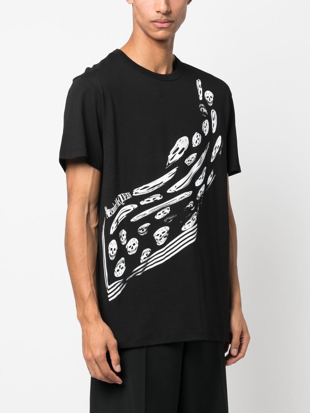 skeleton-print short-sleeved T-shirt - 3