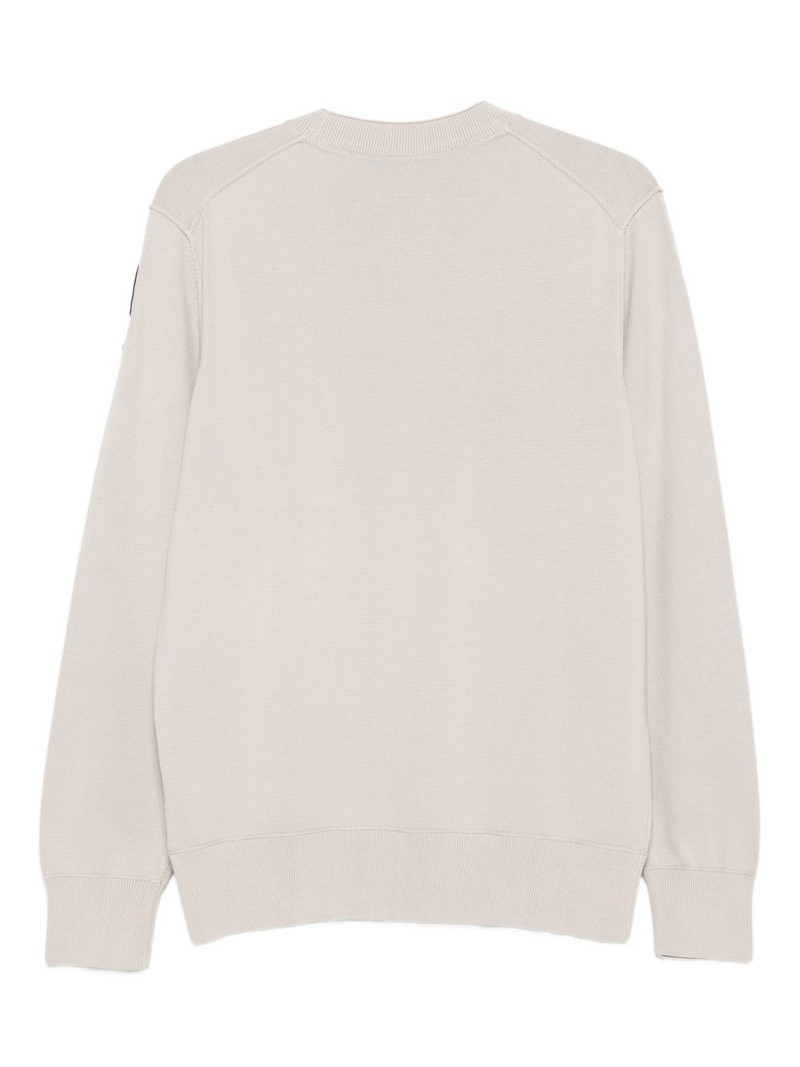 PARAJUMPERS logo-patch sweatshirt outlook