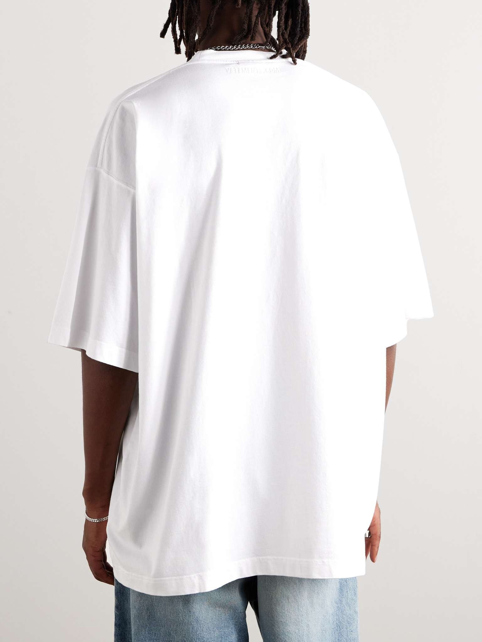 Printed Cotton-Jersey T-Shirt - 3