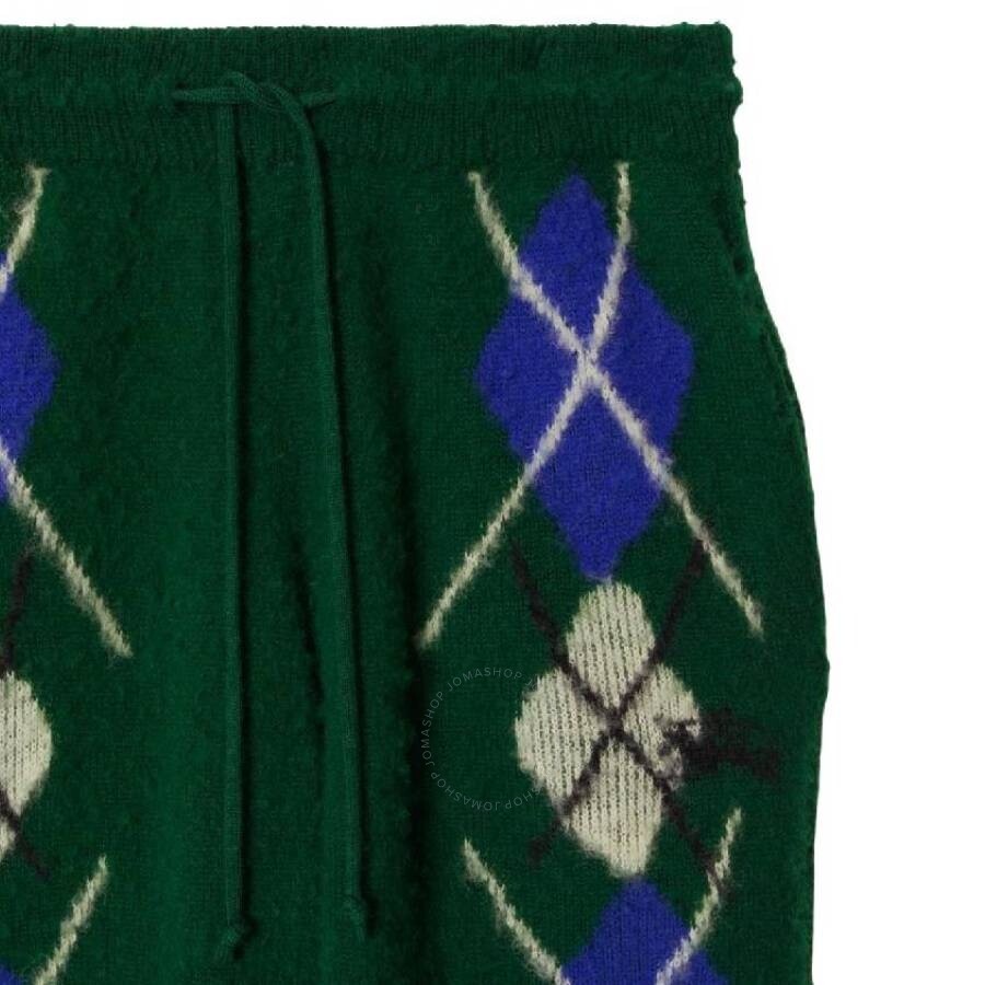 Burberry Diamond Pattern Wool Joggers - 2