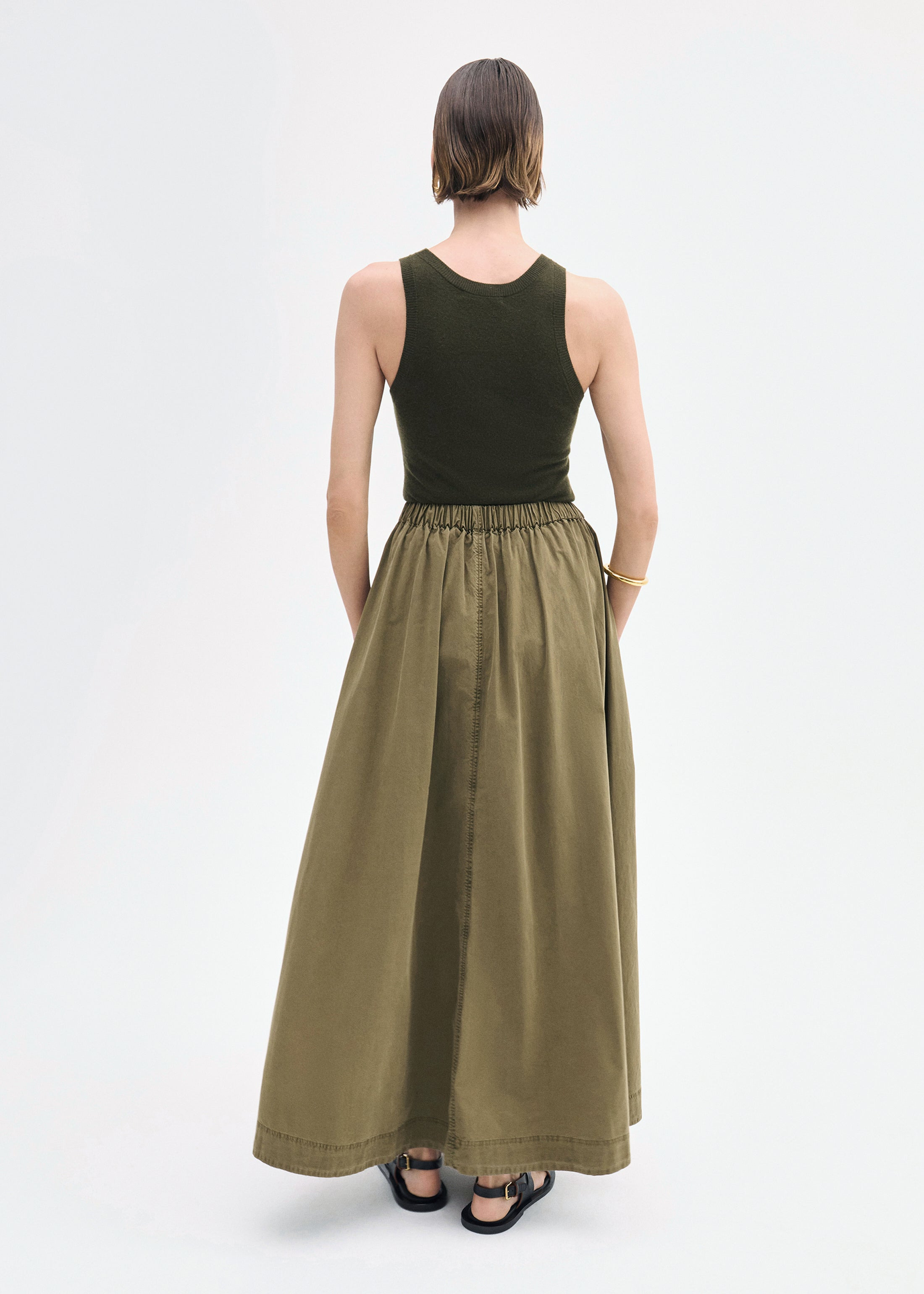 Parachute Skirt in Cotton Twill - 3