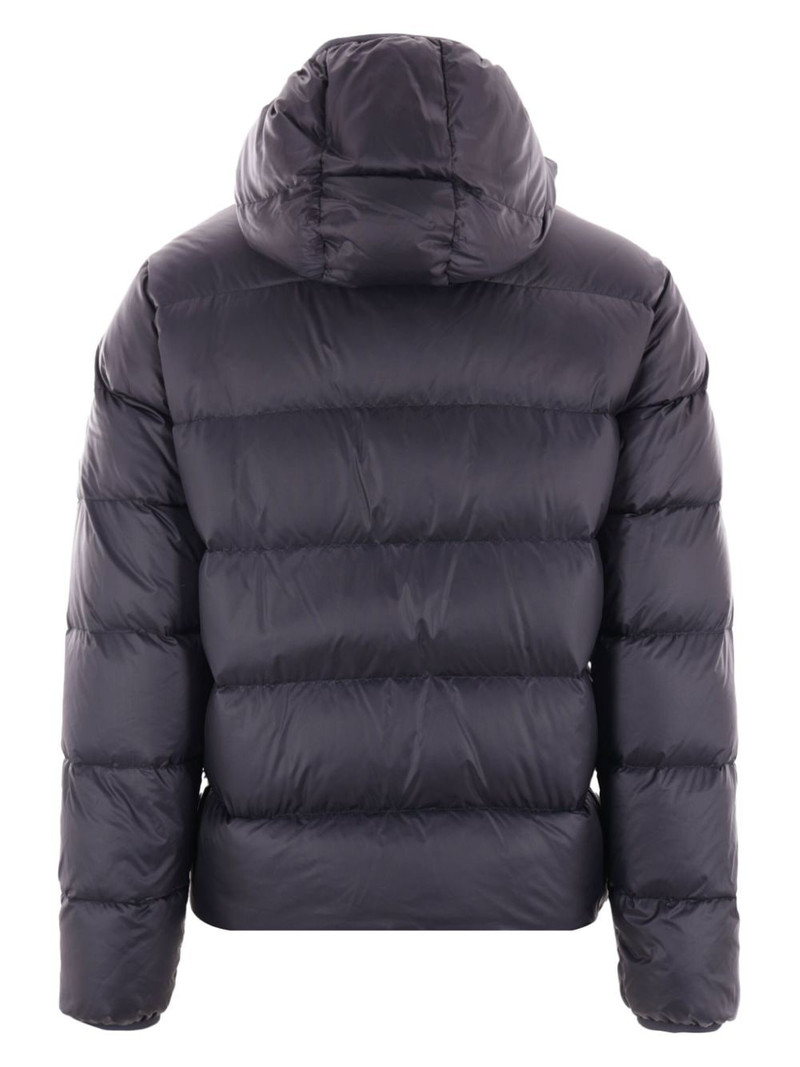 Aspesi logo-print padded jacket outlook